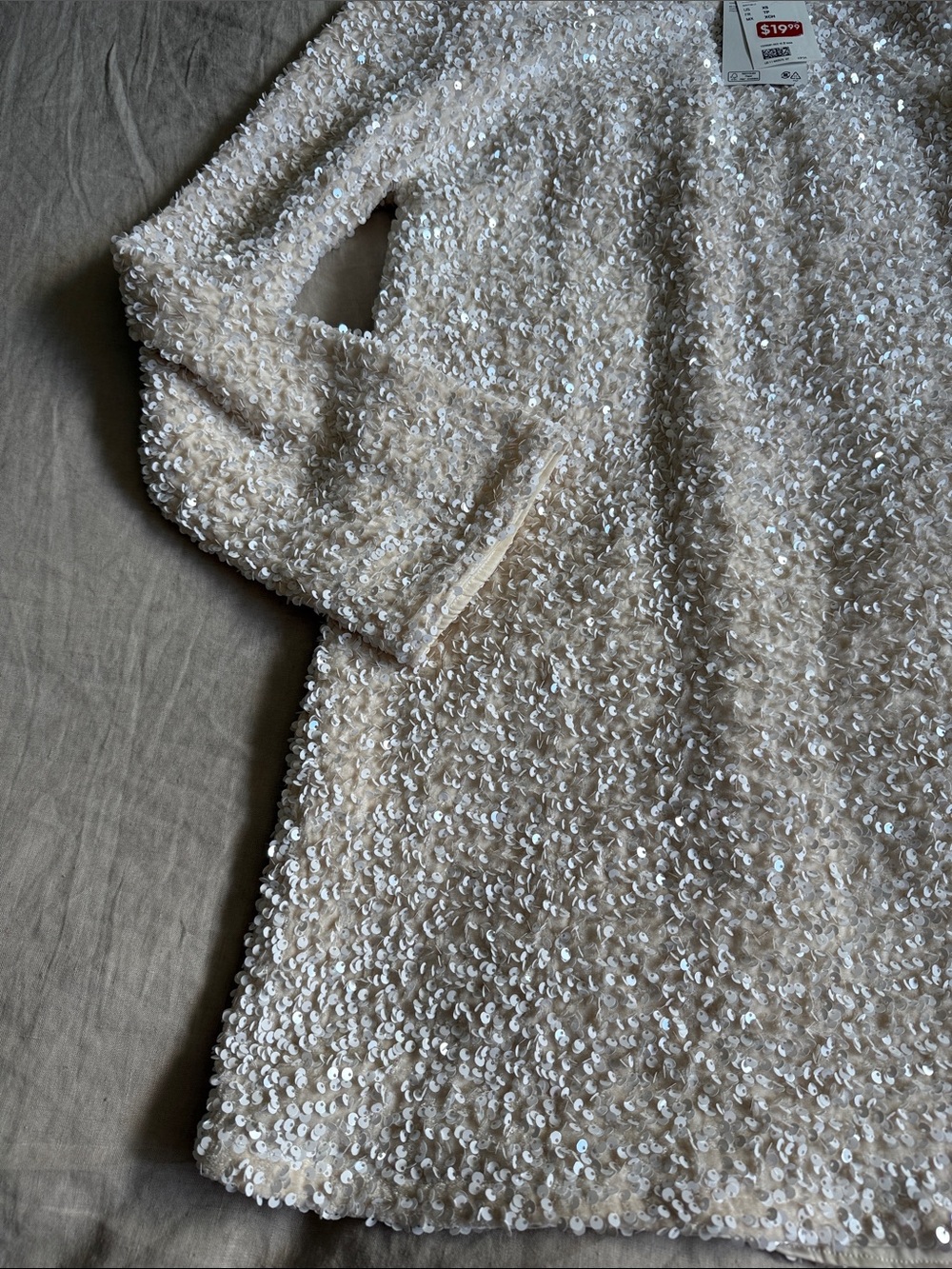 NTW H&M Snow Sequins Dress Sz XS - Picture 8 of 10